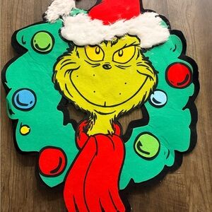 Grinch Christmas Wall Decoration